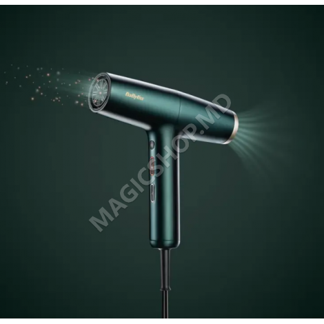 Uscător de păr BaByliss D6555DE, 1700W, Verde